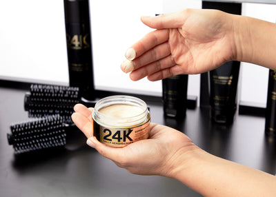 Sally Hershberger 24K Texture and Volume Styling Duo - Texturizing Paste, Volumizing Mousse