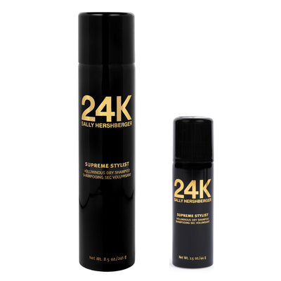 Sally Hershberger 24K Supreme Stylist Voluminous Dry Shampoo Duo, 1.5 and 8.5 oz